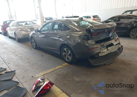 2019 Honda Insight Ex z USA, uszkodzony, nr VIN 19XZE4F50KE023663